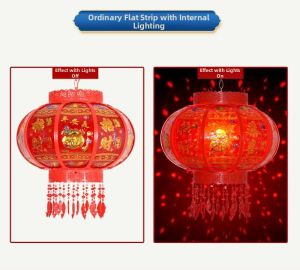 ZHUOLESHI | Electric Rotating Color LED Lantern 1pc