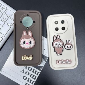 แสนสร้างสรรค์ เคสโทรศัพท์ Case Honor X9c X9b X9a X7b X7a X9 X7 X5 Plus 4G 5G เทรนด์ใหม่3D การ์ตูนน่ารักแฟชั่นเคสตุ๊กตากระต่ายกรอบด้านหลังซิลิโคนนิ่มกันกระแทก2024