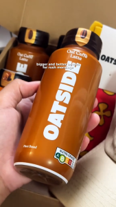 Oatside Caffe Latte Oat Milk 240ml/200ml Bottle Ready-to-Drink Plant-Based Non Dairy milk for Coffee 24 Pack