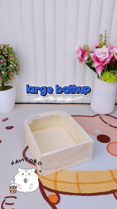 Hamtoro Large Bathub Tempat Mandi Hamster Model Tengah FREE PACKAGING
