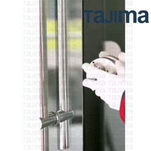 Tajima Frameless Glass Lock Stainless for Sliding Double Swing Door