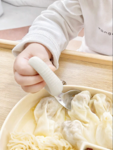 Beeshum | Baby Training Feeding Spoon Stainless Steel Learning