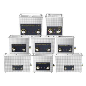 Ultrasonic Cleaner Stainless Steel Cleaner 6L 300W 40kHz 220V Heater Timer Digital Ultrasonic Bath with Knobs  for Professional Jewelry Watch Glasses