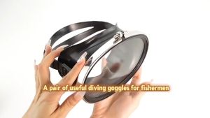 Diving Mask 4mm Tempered Glass Stainless Diving Goggles Waterproof Anti-fog Goggles For Swimming Diving Mask Goggles