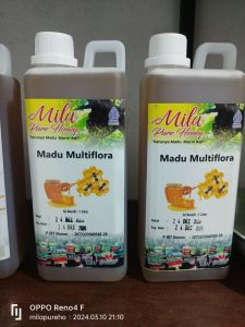 MADU MURNI ASLI MULTIFLORA UK 1 LITER KUALITAS SUPER  PENAMBAH IMUN TUBUHPENYEMBUH BATUK PILEK RADANGDLL