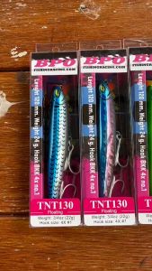 เหยื่อปลอม BPO Northcoat รุ่น BO-R งูยักษ์ 120 มม. 24 กรัม เบ็ด 4x No.1