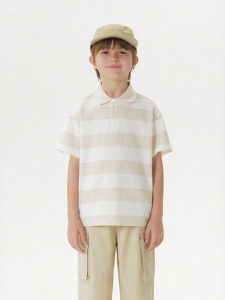 Marc&Janie | Cool Leisure Striped Polo Shirt