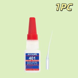 LOOLIFL | 20g 401 Keo Dán Chắc Chắn Gel Khô Tức Thì Keo Sửa Chữa Đa Năng Khô Nhanh Cho Nhựa Kim Loại Cao Su Với Vòi Phun Chính Xác
