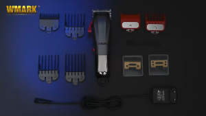 WMARK 115 Hair Clipper Cordless Men’s Trimmer with LED Display for Sharp Detailing Trimmer Engraving