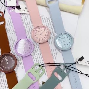 นาฬิกาพิเศษ สวยงาม นาฬิกาข้อมือ เสริมบริสุทธิ์ นาฬิกาผญ ราคา 3 เมตร สายนาฬิกา ยางเรซิน หน้าปัด 36 มม มี 8 สี น้ำ 3 เมตร