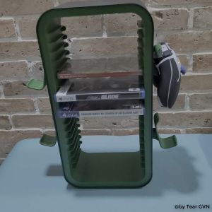 Kệ đựng đĩa và treo tay cầm đựng 18 băng treo 4 tay cầm cho PS5 / PS4 / Xbox / Nintendo Switch