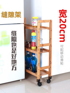 ชั้นวางของในครัวแบบเคลื่อนที่ได้พร้อมล้อ ชั้นวางของหลายชั้น ชั้นวางของในช่องว่าง ชั้นวางของในครัว ชั้นวางของในครัวแบบตั้งได้ ชั้นวางของในครัวแบบไม่ติดผนัง