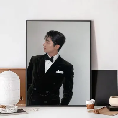 Byeon Woo Seok Korean Actor Poster Canvas Painting Modern Home Living Room Bedroom Bar Retro Decoration Wall Art Gift