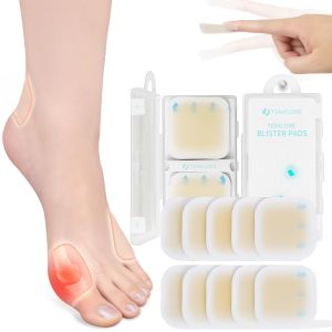 DEYU Bunion Pads Metatarsal Pads Wear-Resistant Waterproof Soft Gel Foot Pads Pad Relieve Pain Hydrocolloid Bandage Metatarsal Pads Men  Women Insoles Support Forefoot Cushioning Heel Pads 10pcs