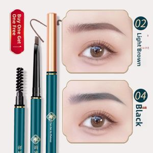 MONLEYTA | Ultra-Fine Dual-Head Eyebrow Pencil For Women Waterproof Sweatproof Long-lasting Color-Matching Natural 3D Official Flagship Store