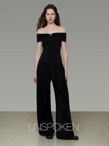One Shoulder Elegant Knit Top
