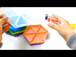 Diamond Art Painting Trays Kit - Organizer Triangles with Brush and Spoon