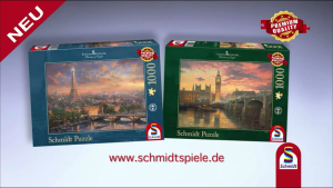 Schmidt 1000 piece Jigsaw Puzzle - Magic Tree by the Lake | 69x49cm | Made in Germany | For age 12+ | Premium Blue Board | Fantasy Nature Scene Featuring Four Seasonal Tree Designs with Underwater Reflections Premium Quality Puzzle