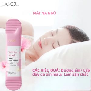 Mặt Nạ Dưỡng Ẩm Qua Đêm Sakura Dành Cho Da Mặt Dưỡng Ẩm Không Cần Rửa Lại Chống Lão Hóa Sửa Chữa Dưỡng Chất Điều Trị Ban Đêm 3g