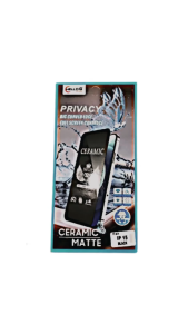 iPhone 15 Matte Privacy Screen Protector | Ceramic Anti-Scratch Full Cover Film | Smooth Touch Display Guard with Anti-Glare & Fingerprint Resistant Protection