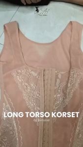 KERATON Korset Longtorso Body Shapewear Corset Badan Dengan Pengait Kancing New Vesh Shape Up Pengecil Perut Buncit