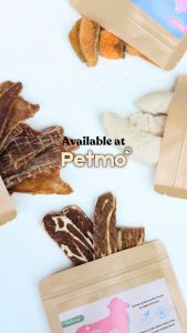 Petmo Dehydrated Pet Treats - Duck Neck For Dogs & Cats 50g All Natural Dental Chew Bone