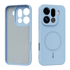 szhaiyu | For Magsafe Magnetic Wireless Charge Liquid Silicone Phone Case for For OPPO Find X9 Pro X9 Skin Feeling Soft Shockproof Cover
