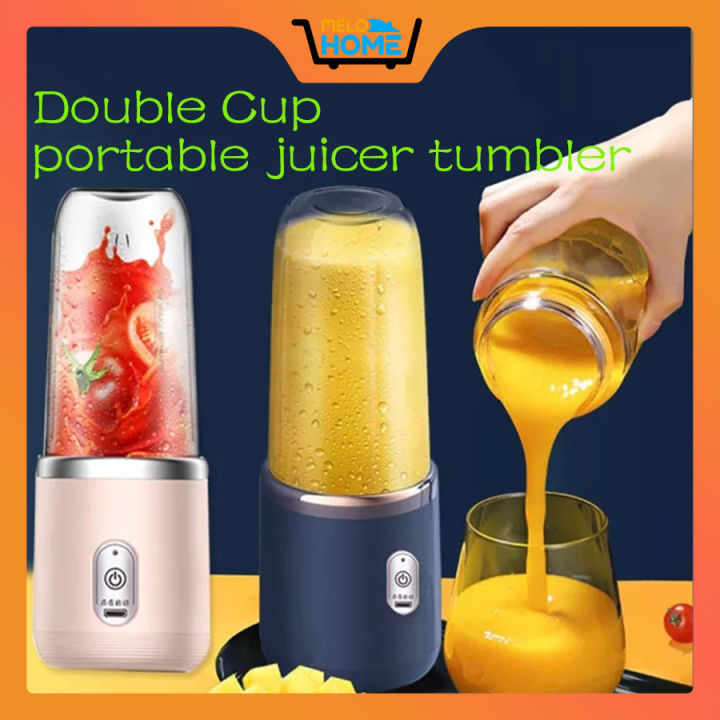 Portable Juicer Blender Fruit Shake Tumbler and Blender Electric Mixer Blender Heavy Duty