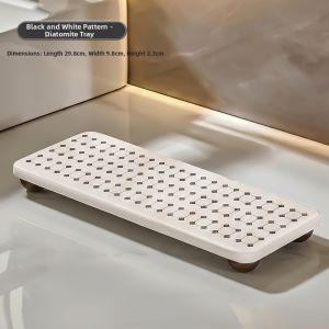 Baroquehouse | Water Absorbent Diatomite Tray Bathroom Organizer