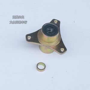 DIY Homemade Kart Front Wheel Hub Fixed Seat Calf ATV Bearing Seat Three-Hole Flange 6/7-Inch Steel Ring