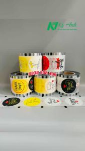 Màng ép ly mẫu thank you cuộn ép ly nhựa 2400