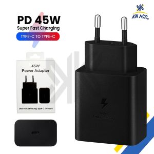 [KN ACC] PD USB C HEAD BATOK KEPALA CHARGER 45W T4510 SUPER FAST CHARGING 5A FOR SAMSUNG A34 A54 A55 S23 S24 ULTRA
