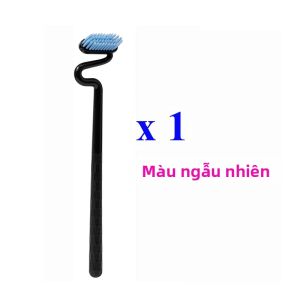 4 Chiếc Bàn Chải Đánh Răng Hình Chữ S Dọc Cho Người Lớn Lông Cứng Vừa Phải Làm Sạch Nướu Răng Bằng Tay Gói Bàn Chải Đánh Răng