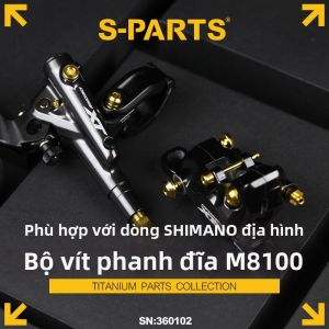 s-parts | Bộ ốc vít phanh đĩa cho Shimano M8100