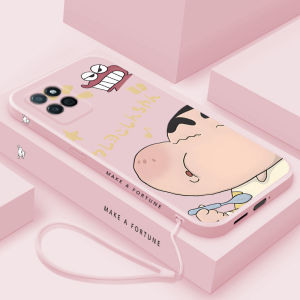 Liquid Silicone Soft Shell Case for Realme True Me V11s V15 V13 V5 5G Full Lens Protection Anti-Fall Fashion Cartoon Design