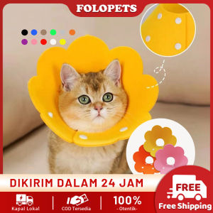 FOLOPETS Corong Pelindung Leher Bahan Eva - Collar Pelindung Leher Kucing Anjing Kelinci Collar Spon Corong Penutup