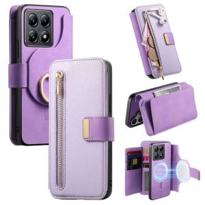 szhaiyu | For Xiaomi 15T 14T 13T 14 Pro 5G 2In1 Detachable Leather Zipper Wallet Cover For Xiaomi 17 Phone Case Mi 13T 14T 15T 15 Cover