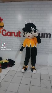 Kostum maskot badut setelan karakter boboiboy gempa karnaval dewasa