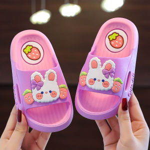 Princess Style Anti-Slip Childrens Slippers for Girls Baby Cotton Slippers Home Bathroom Use Comfortable Summer Slippers