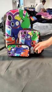 Hot Sale Primary and Secondary School Student Backpack Simple Large Capacity Children's Schoolbag Three-Piece Set