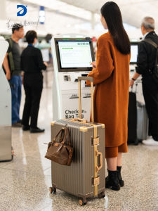 Thickened Travel Suitcase Womens Durable Luggage with Password Lock 20-Inch Check-In Bag 24-Inch Carry-On Hardshell Bag