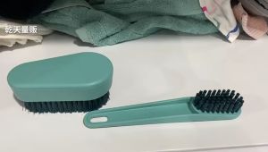 678 - Sikat Pembersih Kamar Mandi Wastafel Keramik Ubin Toilet WC 2 in 1 Toilet Brush Soft Bristles