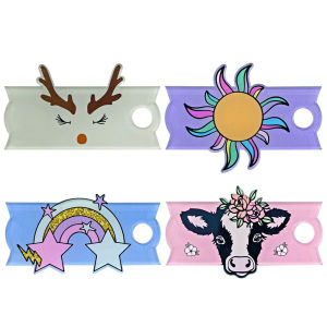 【New Arrival】Name Plate Tumbler Lid Topper Nameplate Cartoon Nameplate Name Tag for Stanley 40oz Tumbler with Handle