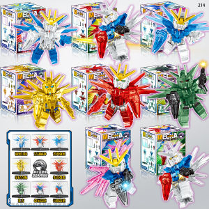 New Full Set Gundam Building Blocks Assembly Robot Warrior Boys Educational Puzzle Toys Gifts Complete Set Plastic Model Kit