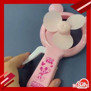 [MRSAVE] Cute Mickey Manual Portable Hand Pressed Small Fan Push Hand-Held Manual Fan Student Kids Gifts (MS9910460)