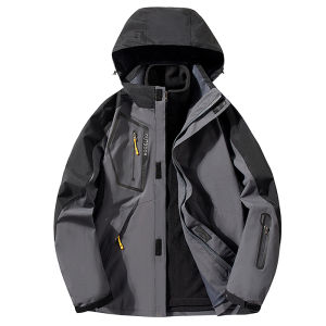 Mexican | Three-in-One Warm Fleece Thickened Windproof Waterproof Jacket