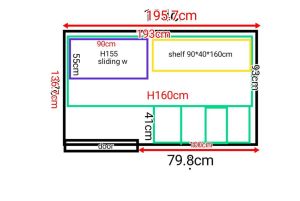 Loft bed +shelf+wardrobe+lourve set customize for helper room singapore/bomb shelter/store room/utility