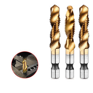 Stainless Steel Self-Tapping Composite Thread Reamer Drill Bit One Piece Drill Press for Home Furniture Accessories