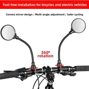 Round Electric Vehicle Rearview Mirror