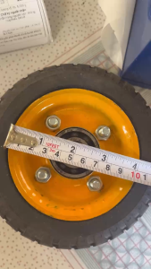 [HOẢ TỐC] Bánh Xe Đẩy Hàng Cao Su Đặc Đường Kính 20cm Loại Tốt